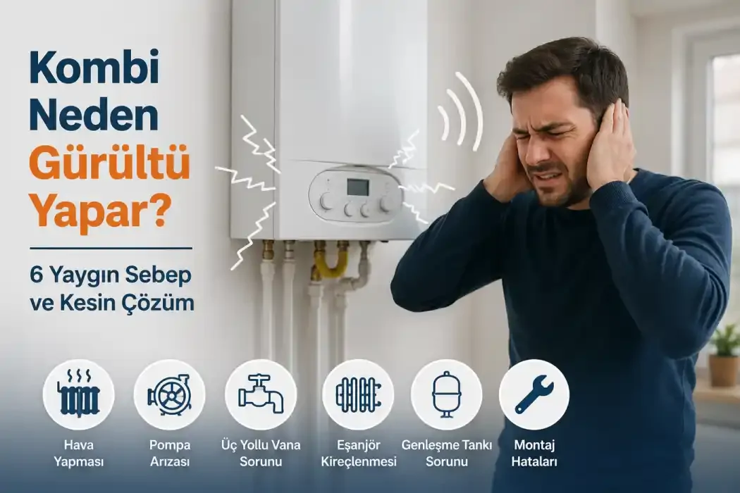 Kombi Neden Gürültü Yapar? 6 Yaygın Sebep ve Kesin Çözüm